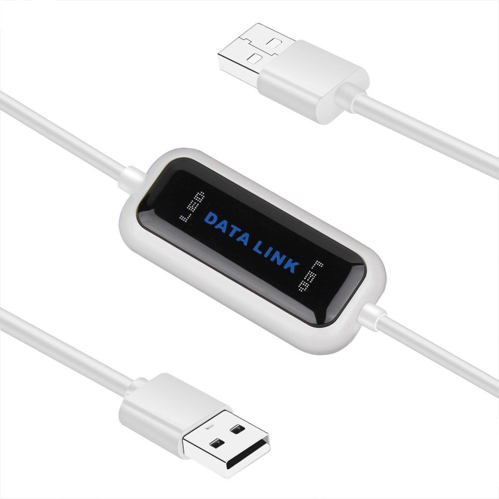 USB 2.0 High Speed Laptop USB to USB PC Data File Transfer Cable Link Direct Copy Between 2
